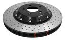 DBA 5000 series - Crossed Drilled & Dimpled Black Hat