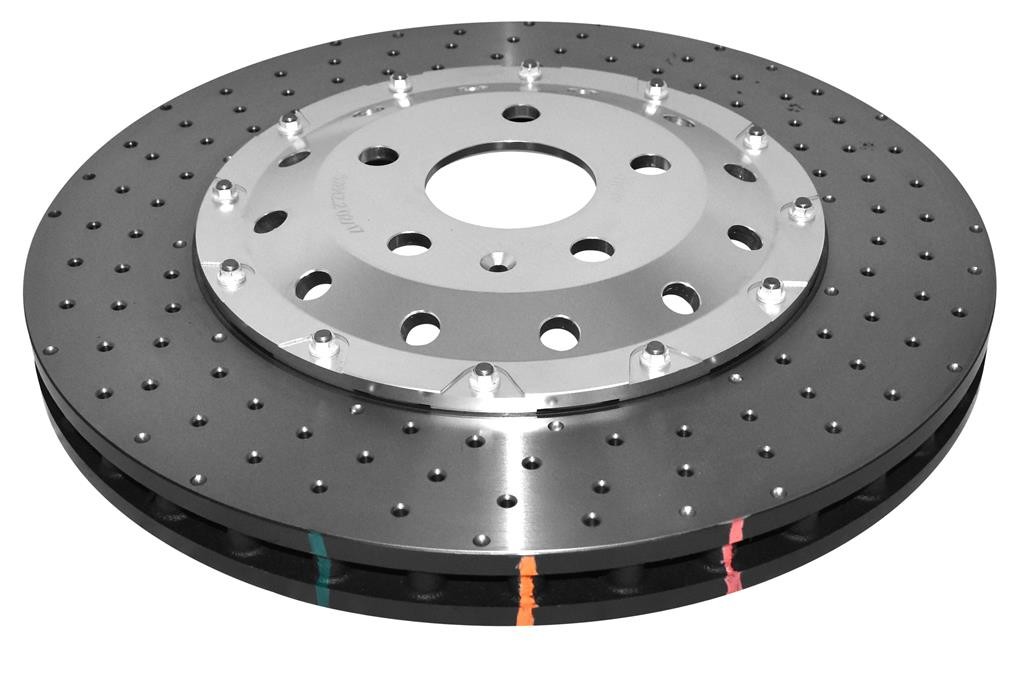 DBA 5000 series - Crossed Drilled & Dimpled Silver Hat