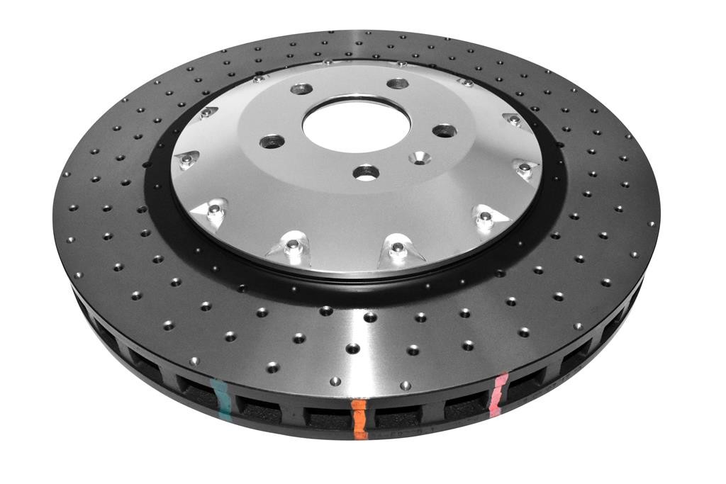 DBA 5000 series - Crossed Drilled & Dimpled Silver Hat
