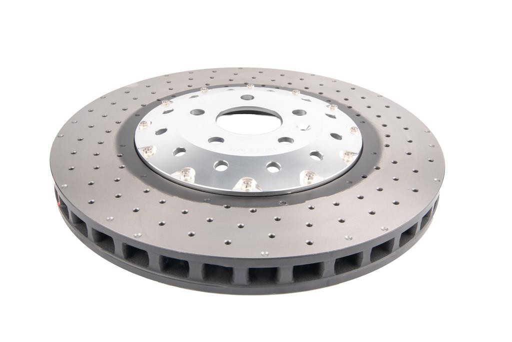 DBA 5000 series - Crossed Drilled & Dimpled Silver Hat