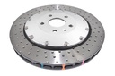 DBA 5000 series - Crossed Drilled & Dimpled Silver Hat