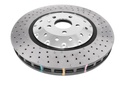 DBA 5000 series - Crossed Drilled & Dimpled Silver Hat