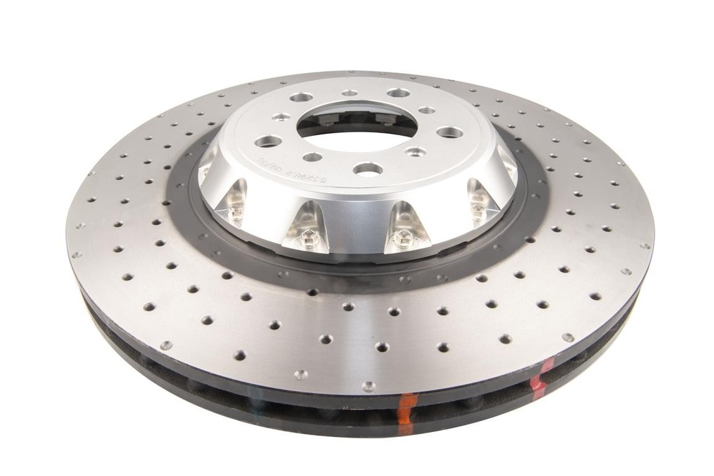 DBA 5000 series - Crossed Drilled & Dimpled Silver Hat