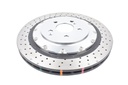 DBA 5000 series - Crossed Drilled & Dimpled Silver Hat