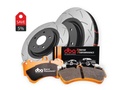 DBA Brake Kit - 4000 Series T3 Slotted & Xtreme Performance Brake Pads (2x DBA4650S + DB1491XP)