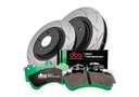 DBA Brake Kit - 4000 Series T3 Slotted & Street Performance Brake Pads (2x DBA42166S + DB9021SP)