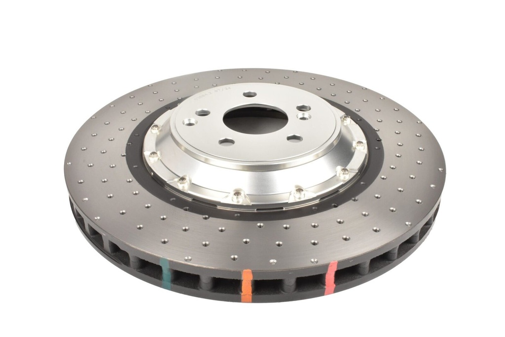 DBA 5000 series - Crossed Drilled & Dimpled Silver Hat