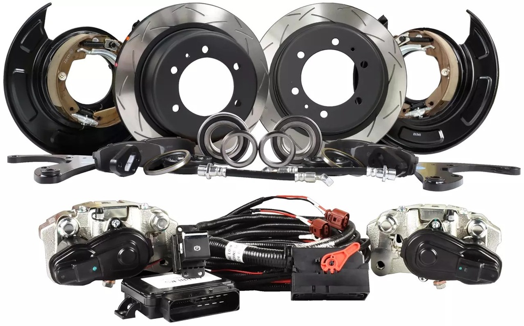 DBA Drum To Disc Conversion Kit With Electric Handbrake