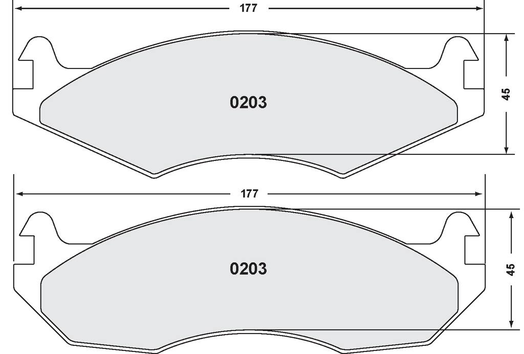 [0203.22] PFC 203 CARBON METALLIC BRAKE PAD SET