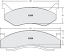 PFC 269 Z-RATED BRAKE PAD SET