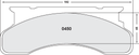 PFC 450 CARBON METALLIC BRAKE PAD SET