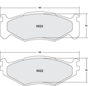 PFC 522 CARBON METALLIC BRAKE PAD SET