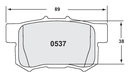 PFC 537 CARBON METALLIC BRAKE PAD SET