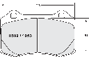 PFC 0592 RACE PAD SET - 84 CMPD 15 MM