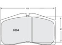 PFC 0594 Race Brake Pad Set - 06 Compound 20mm