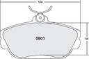 PFC 601 CARBON METALLIC BRAKE PAD SET