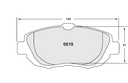 PFC 619 Z-RATED BRAKE PAD SET