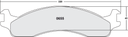 PFC 655 CARBON METALLIC BRAKE PAD SET