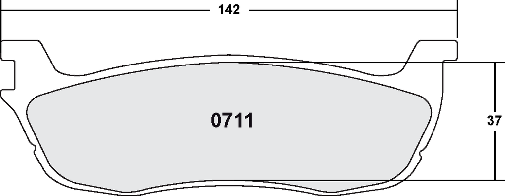 [0711.22] PFC 711 CARBON METALLIC BRAKE PAD SET