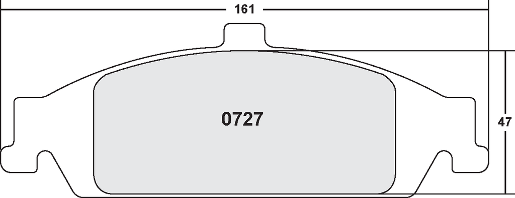 [0727.22] PFC 727 CARBON METALLIC BRAKE PAD SET