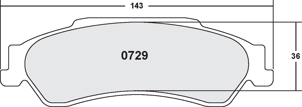 [0729.22] PFC 729 CARBON METALLIC BRAKE PAD SET