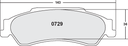 PFC 729 CARBON METALLIC BRAKE PAD SET