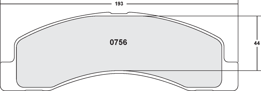 PFC 756 CARBON METALLIC BRAKE PAD SET