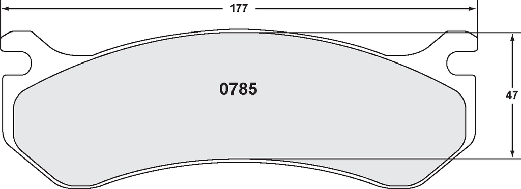 PFC 785 CARBON METALLIC BRAKE PAD SET