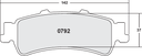 PFC 792 CARBON METALLIC BRAKE PAD SET