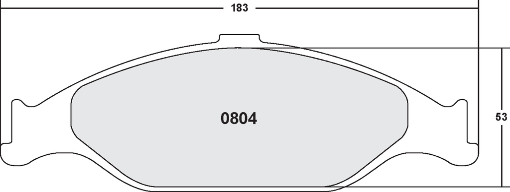 PFC 804 CARBON METALLIC BRAKE PAD SET