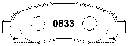 PFC 833 CARBON METALLIC BRAKE PAD SET