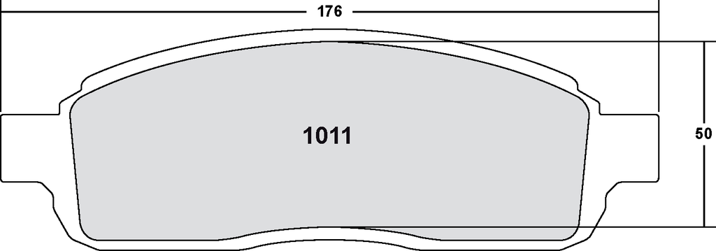 PFC 1011 CARBON METALLIC BRAKE PAD SET