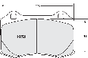PFC 1053 Z-RATED BRAKE PAD SET