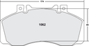 PFC 1062 Z-RATED BRAKE PAD SET