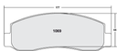 PFC 1069 Z-RATED BRAKE PAD SET