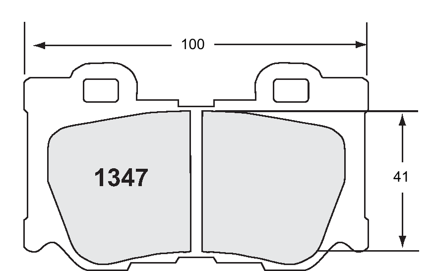 PFC 1347 Z-RATED BRAKE PAD SET