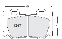 PFC 1347 CARBON METALLIC BRAKE PAD SET