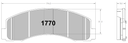 PFC 1770 Z-RATED BRAKE PAD SET