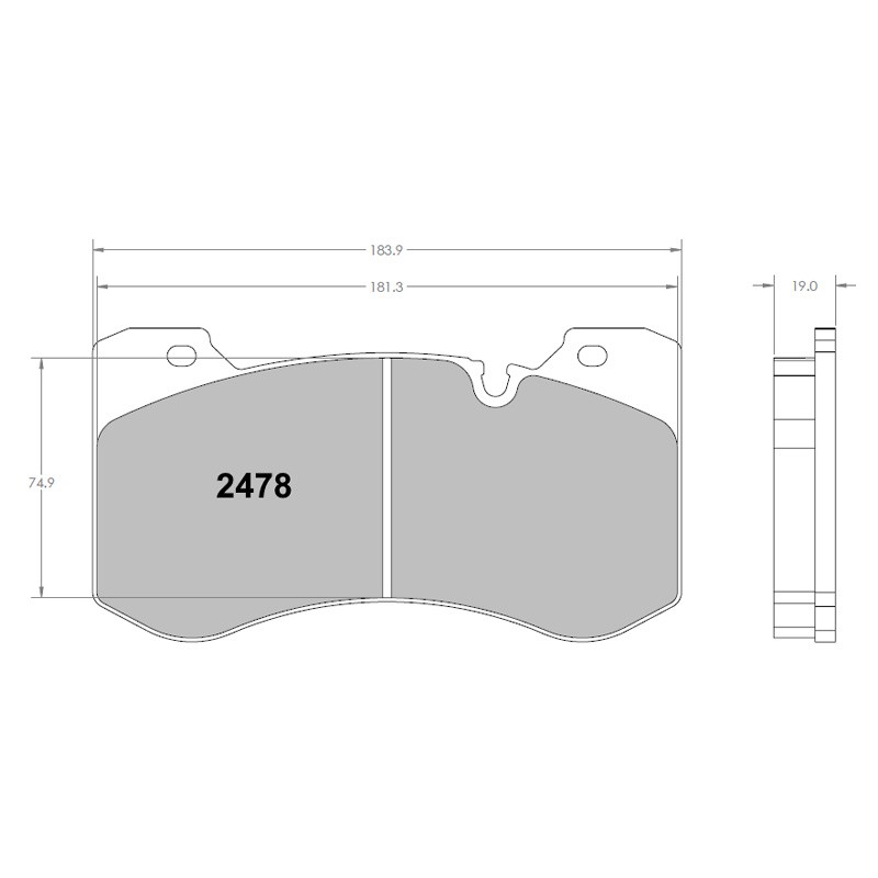 PFC Brake Pads - 331 Compound 19mm - Front BMW M3 G80