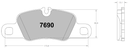 PFC 7690 Race Brake Pad Set - 332 Compound 16mm