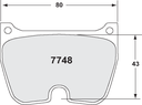 PFC 7748 Race Brake Pad Set - 95 Compound 20mm