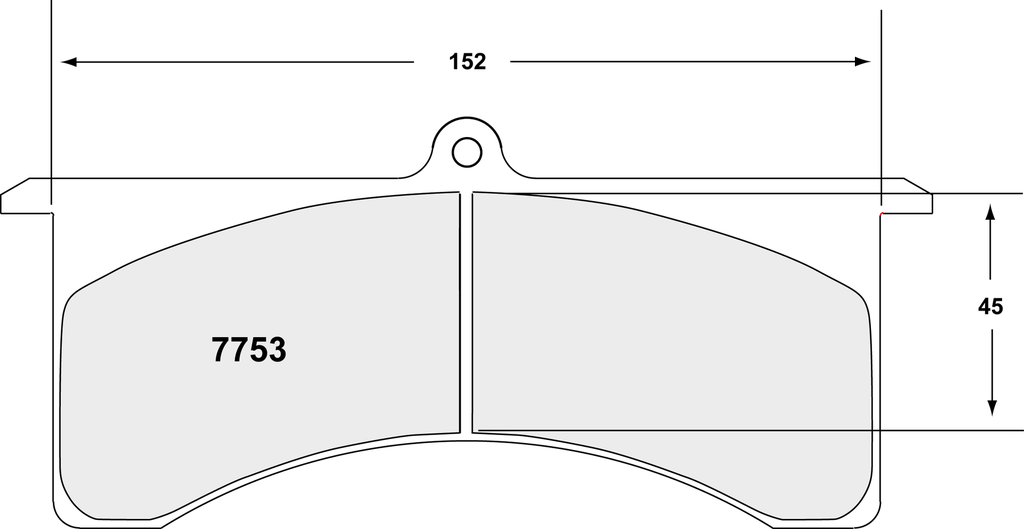 PFC 7753 Race Brake Pad Set - 83 Compound 21mm