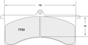PFC 7753 Race Brake Pad Set - 83 Compound 21mm