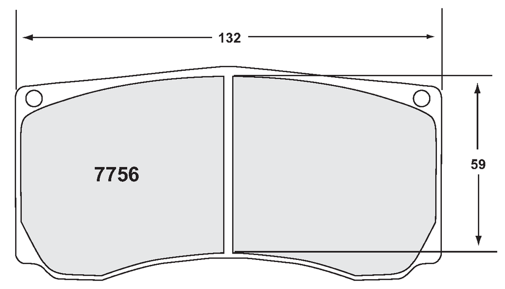 PFC 7756 Race Brake Pad Set - 99 Compound 20mm