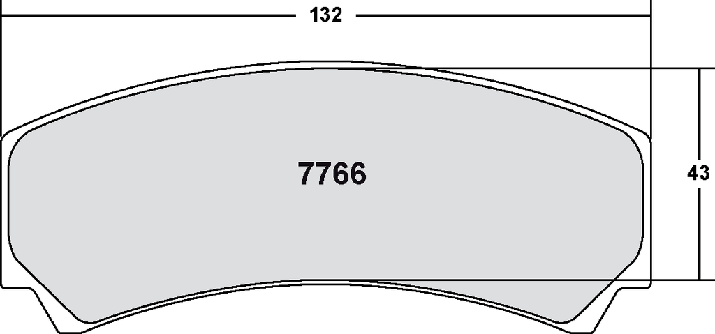 [7766.01.17.44] PFC 7766 Race Brake Pad Set - 01 Compound 17mm - AP Racing CP9449 caliper