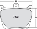 PFC 7802 Race Brake Pad Set - 01 Compound 20mm - RR