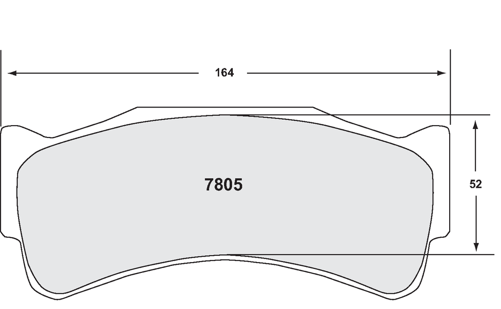 [7805.08.30.44] PFC 7805 RACE PAD SET - 08 CMPD 30 MM