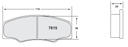 PFC 7815 Race Brake Pad Set - 01 Compound 16mm