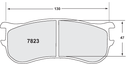 PFC 7823 Race Brake Pad Set - 05 Compound 29mm
