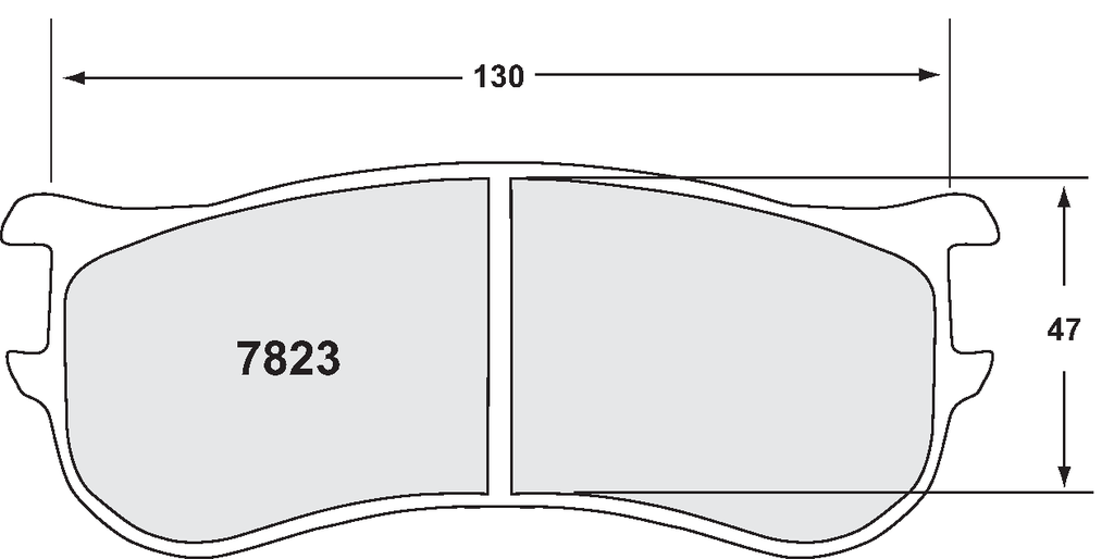 [7823.12.29.44] PFC 7823 RACE PAD SET - 12 CMPD 29 MM